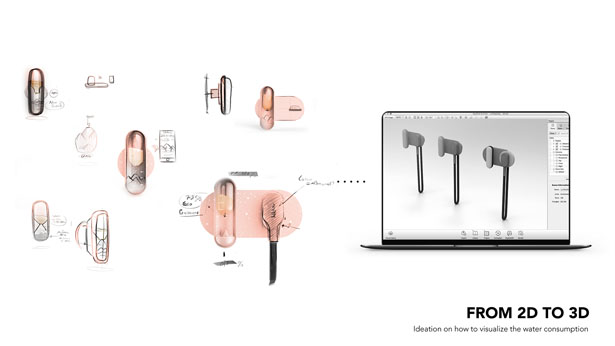 DROP I Shower Tap Concept by Pascal Grangier