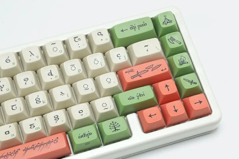 Drop + The Lord of the Rings MT3 Elvish Keycap Set