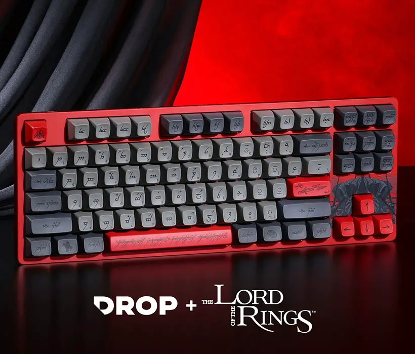 Drop x The Lord of the Rings Ringwraith Keyboard