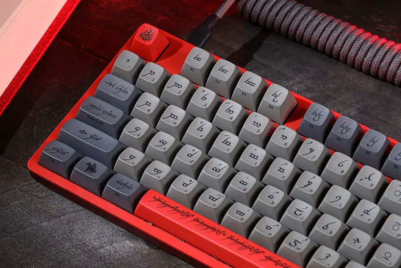 Drop x The Lord of the Rings Ringwraith Keyboard