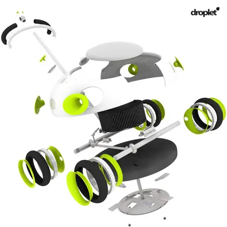 droplet electric lawnmower