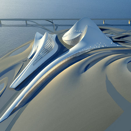 Dubai Opera House and Cultural Centre by Zaha Hadid