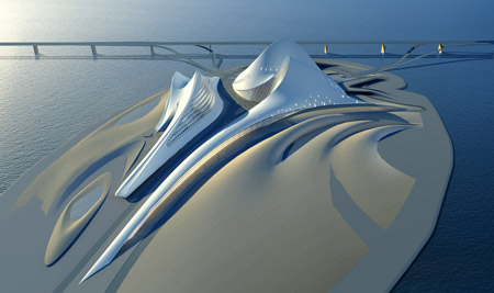 dubai opera house by zaha hadid