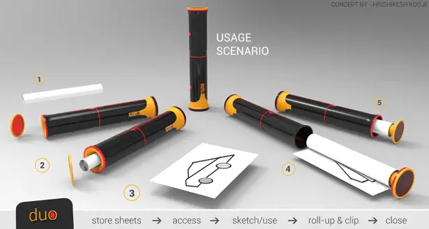 Duo Paper Container by Hrishikesh Kogje