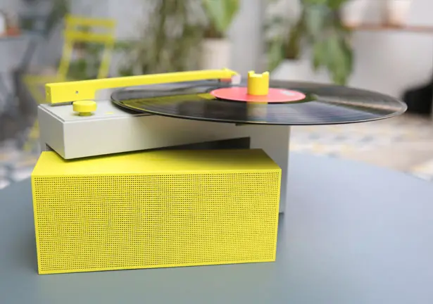 DUO Hybrid Turntable Features a Detachable Bluetooth Speaker by Hym Seed Audio