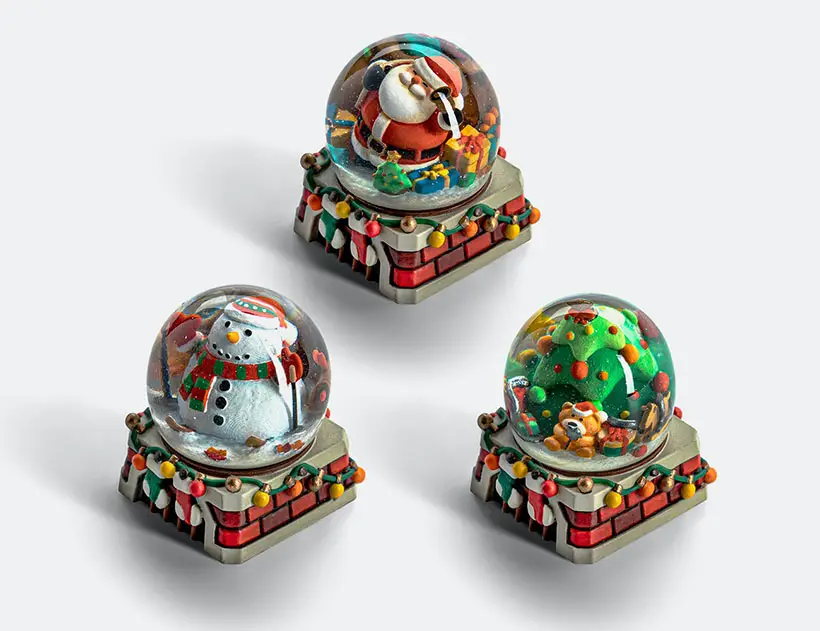 Dwarf Factory ArtiSANTA Christmas Artisan Keycaps