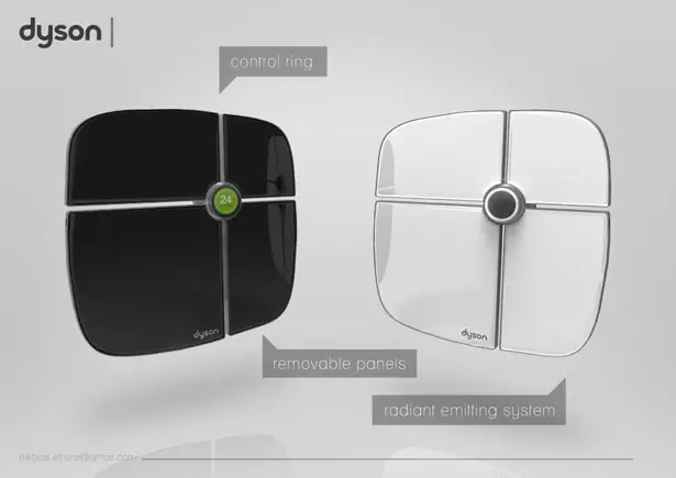 Dyson Radiator Concept by Nikolas Ethore