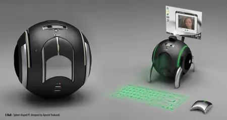 E-Ball PC Concept by Apostol Tnokovski