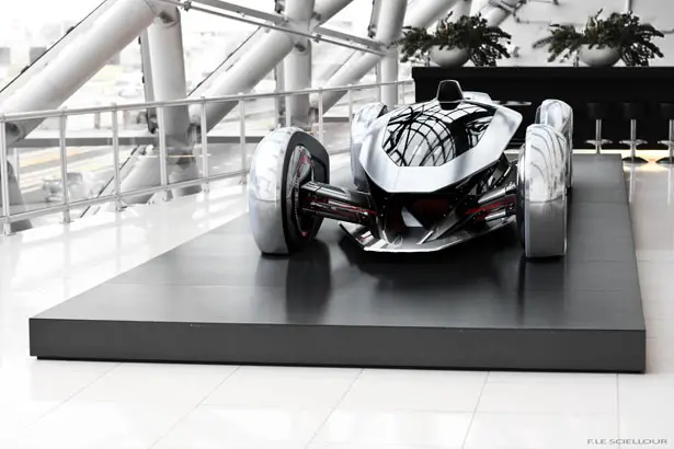 E-lecktron Formula E Concept Racing Car by Frédéric Le Sciellour