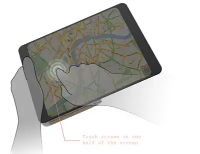 e-paper for gps navigation map