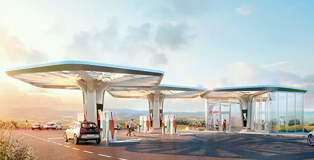 E.ON Ultra-Fast Charging Stations by Graft Lab