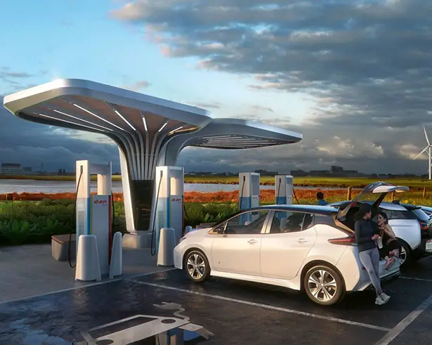 E.ON Ultra-Fast Charging Stations by Graft Lab