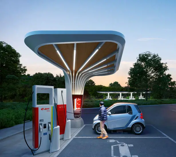 E.ON Ultra-Fast Charging Stations by Graft Lab