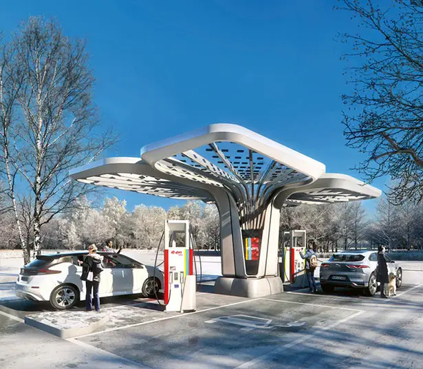 E.ON Ultra-Fast Charging Stations by Graft Lab