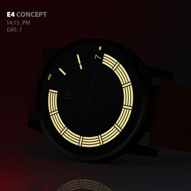 E4 Analogic Watch Concept by Walter Lance