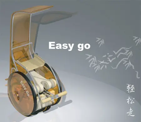 easy go bike concept for elderly people