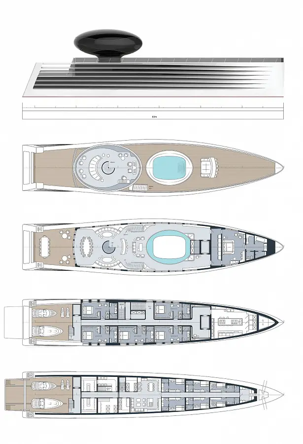 EAU Electric Yacht by Tjep