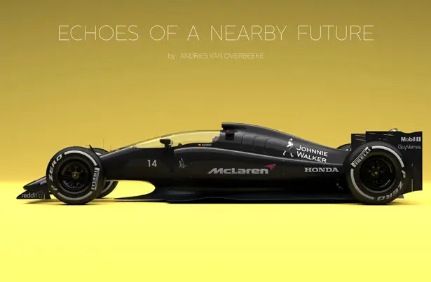 Echoes of a Nearby Future Part 3: Closed Cockpit McLaren-Honda Concept 2019 by Andries van Overbeeke