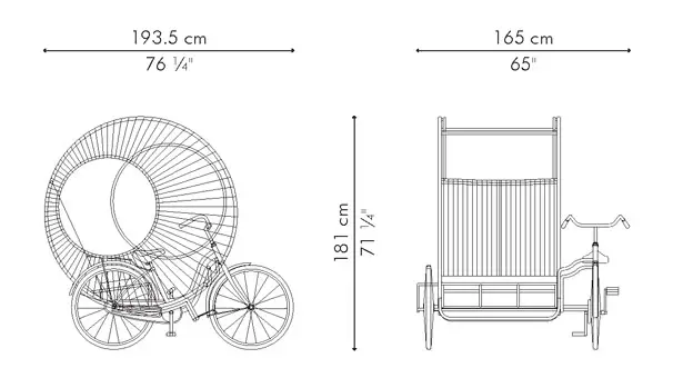 Eclipse Trishaw by Kenneth Cobonpue