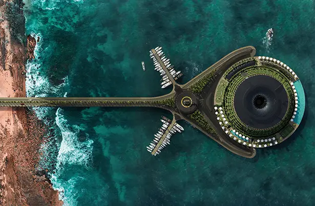 Futuristic Eco-Floating Hotel by Hayri Atak Architectural Design Studio