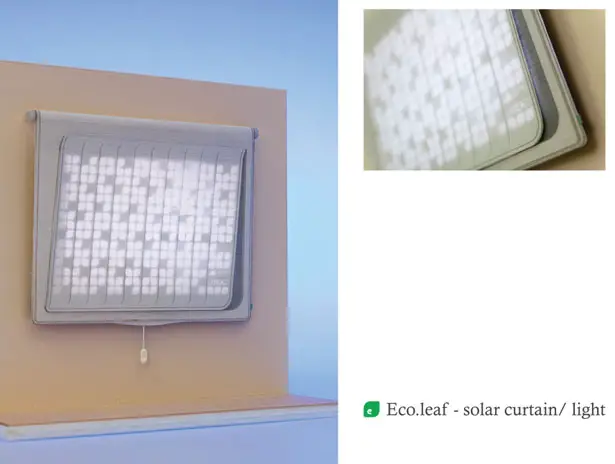 Eco.Leaf Solar Curtain Light by Lim Wan Xuan and Jane Tang Xueling