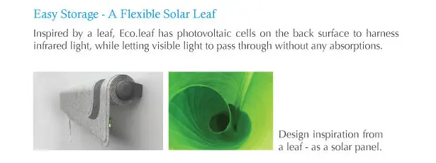 Eco.Leaf Solar Curtain Light by Lim Wan Xuan and Jane Tang Xueling