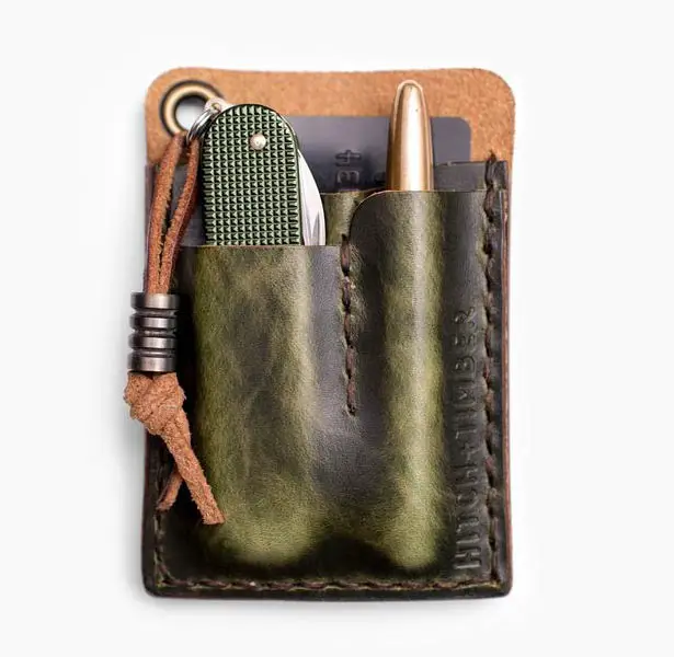 Stylish EDC Leather Gear/Card Caddy