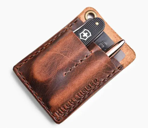 Stylish EDC Leather Gear/Card Caddy