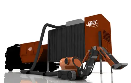 eddy suction excavator