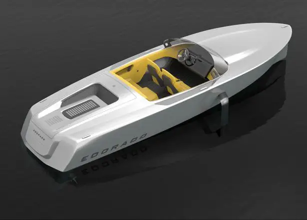 Edorado 7S Powerboat Features Hydrofoil Technology by Springtime