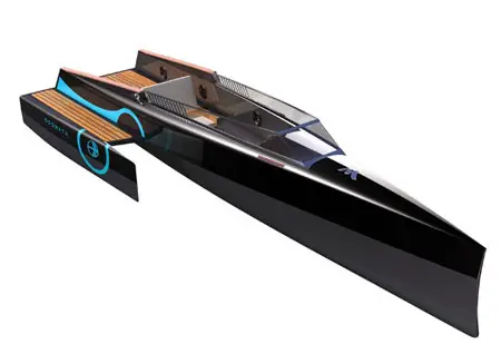 Odonata Electric Boat Concept for E3H by Tanguy Bihan