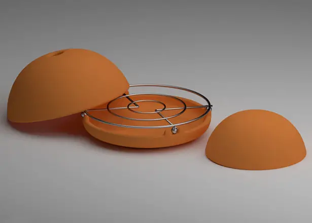 Egloo Candle Powered Heater by Marco Zagaria and Zen Molinari