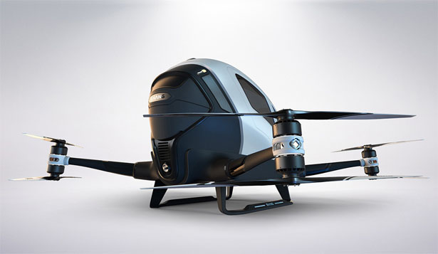 Ehang 184 drone - autonomous aerial vehicle