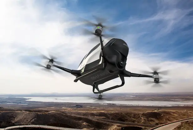 Ehang 184 drone - autonomous aerial vehicle