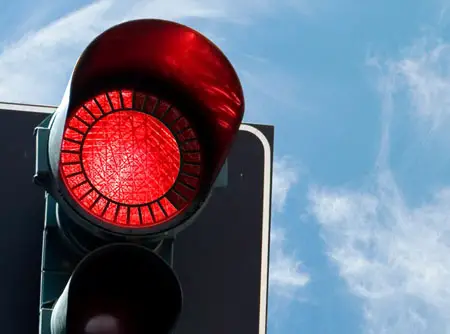 eko ecological and economical traffic light concept