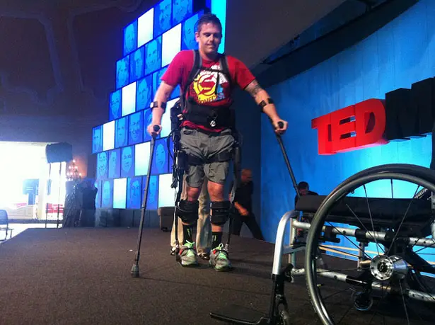 Ekso Bionic Suit Helps People with Lower Extreme Paralysis to Stand and Walk