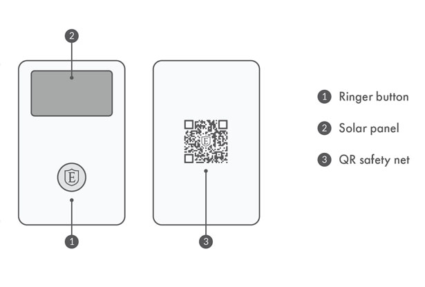 Ekster Solar Powered Tracker Card to find Lost Wallet