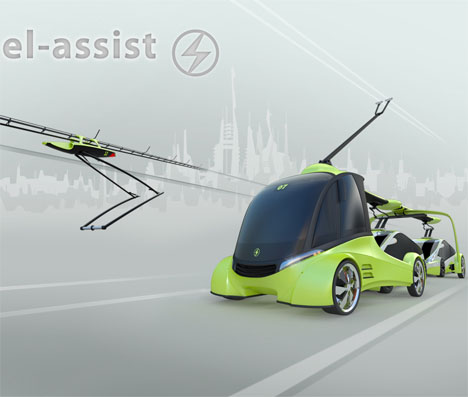 El-Assist Is A Complete Concept For Recharging And Supporting Electric Vehicles