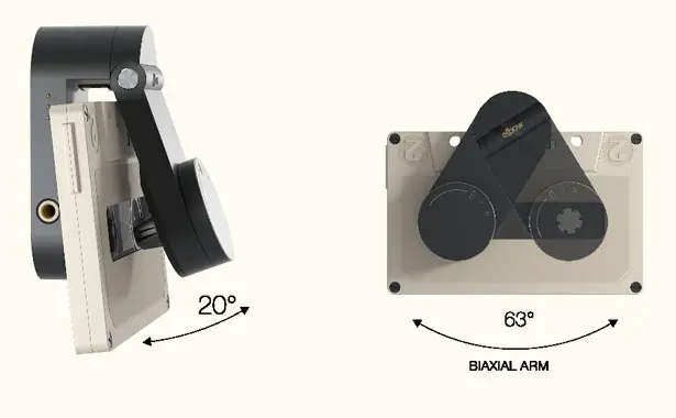 Elbow Cassette Player by Andrius Žemaitis and Marius Paulikas