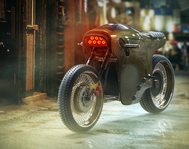 Electric Cafe Racer Concept by Michael Cohen