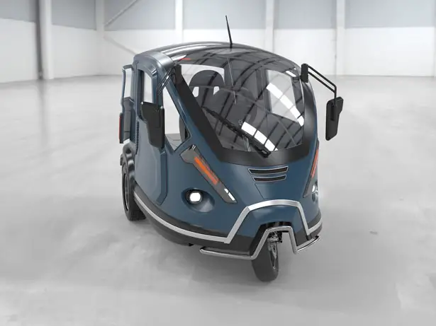 Three Wheeled Electric Vehicle by Alp Germaner