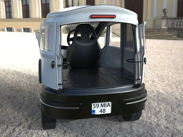 Three Wheeled Electric Vehicle by Alp Germaner