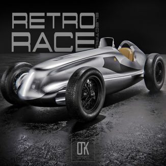 Electrical Retro Race Car Concept Was Inspired by Retro Race Car of The 40s and 50s