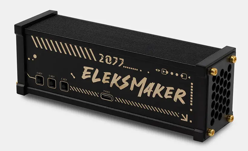 Eleks WFD Smart Clock With VU Meter and PC Monitor