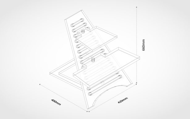 Elevate Portable Standing Desk by Sean Ross, Dominic McKiernan, and Hayden Breese