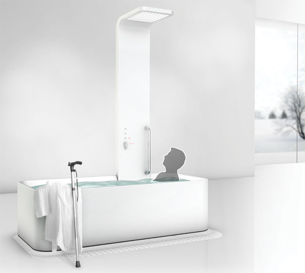 Elevated Bathtub for People with Limited Mobility