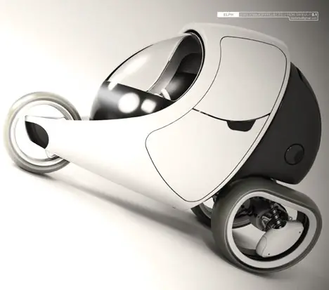 ELPH Future Personal Vehicle Powered By Hydrogen Fuel Cell For The Year 2025