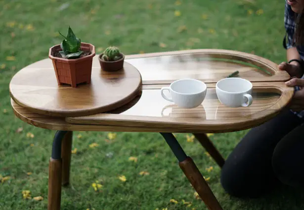 Elytra : A Winged Table Furniture Design by Radhika Dhumal