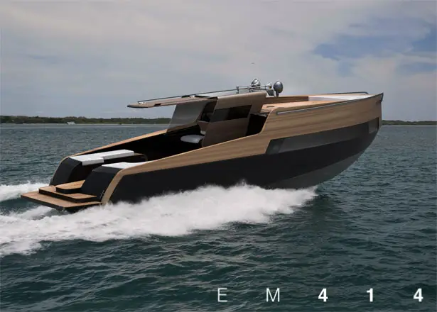 EM414 Concept Boat Is Inspired by The Design of Ray and Charles Eames