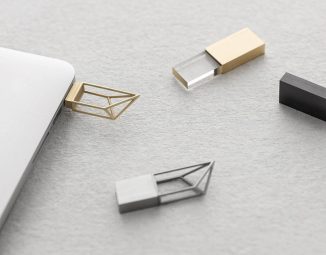 Empty Memory Structure USB Stick Features Artistic Sculptural Design